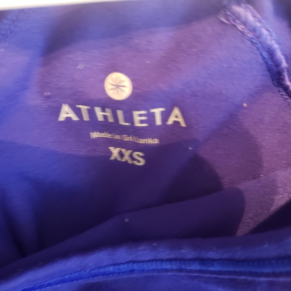 Athleta blue racerback tank top XXS - Picture 4 of 8